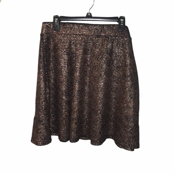 torrid Dresses & Skirts - Torrid | Metallic flecked skater skirt
